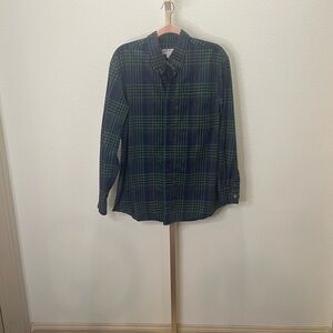 Orvis Blue And Green‎ Plaid Long Sleeve Button Down Shirt Mens M